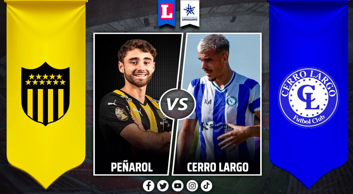 Peñarol vs Cerro Largo EN VIVO por Campeonato Uruguayo partido minuto