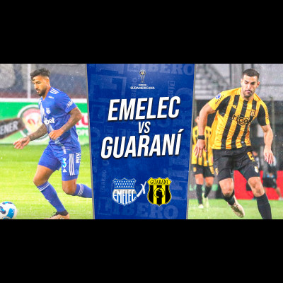 Emelec vs Guaraní EN VIVO por Copa Sudamericana partido minuto a minuto