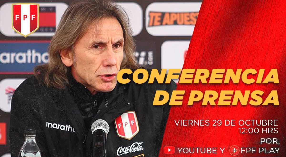 Conferencia De Ricardo Gareca EN VIVO Minuto A Minuto Y Lista