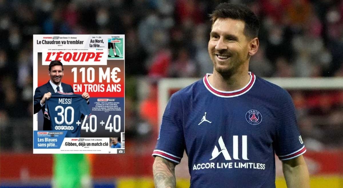 L'Equipe filtró la ostentosa ganancia anual del crack del PSG Lionel Messi