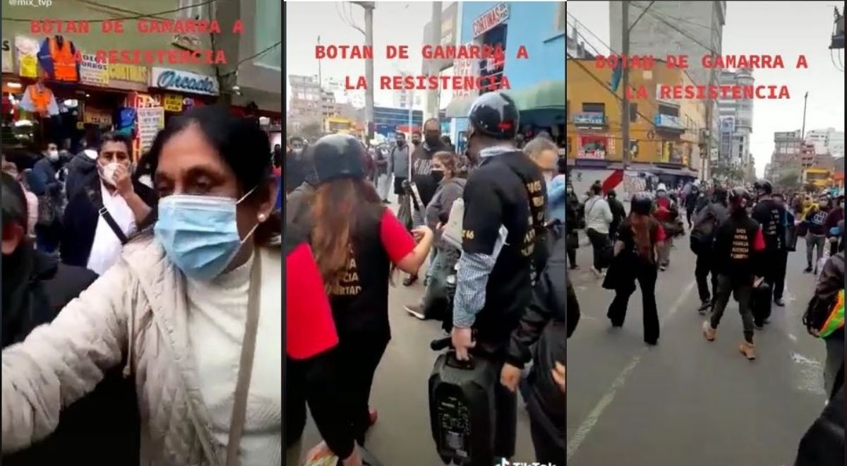 Comerciantes desalojaron a miembros de La Resistencia de las calles de Gamarra