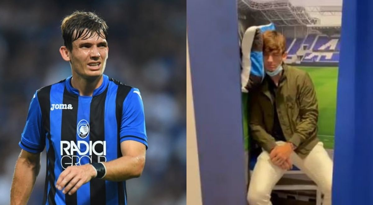 Atalanta football player offered autographed jerseys but nobody bought them.