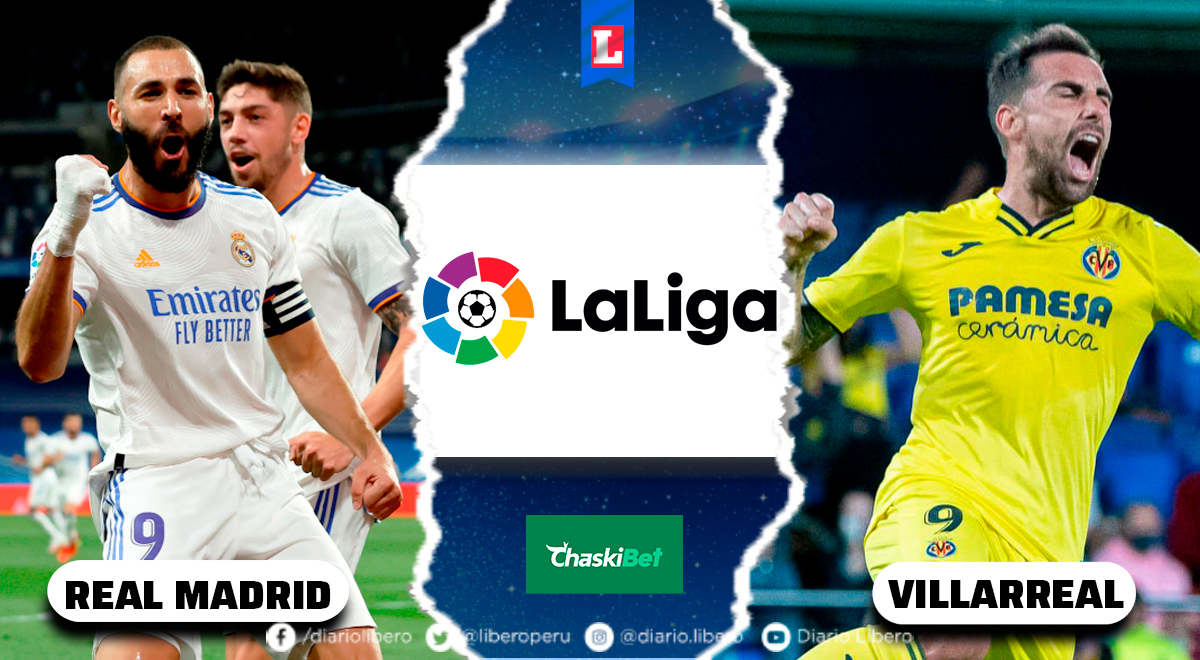 Real Madrid vs. Villarreal EN VIVO: qué canal transmite y horarios