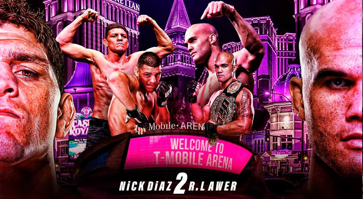 UFC 266: Robbie Lawler venció a Nick Diaz por TKO y se cobra revancha