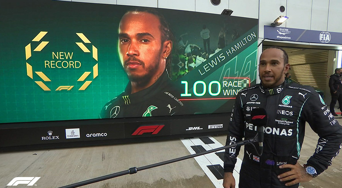 Fórmula 1 GP de Rusia: Lewis Hamilton y sus 100 victorias