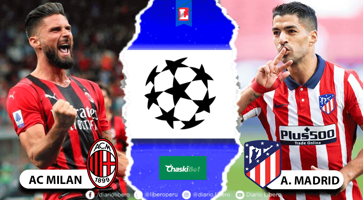 Milan vs. Atlético de Madrid EN VIVO vía ESPN: PT 1-0 ver gratis la Champions League