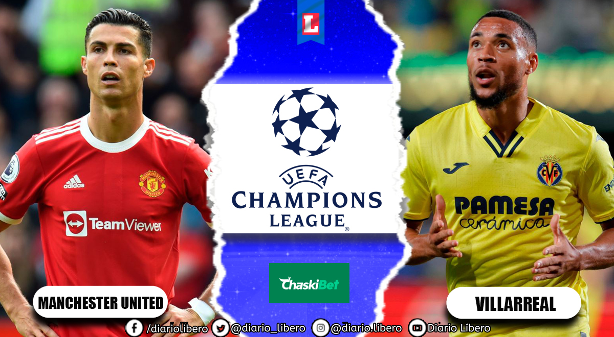 Manchester United vs Villarreal EN VIVO: Hora y canal para VER Champions League