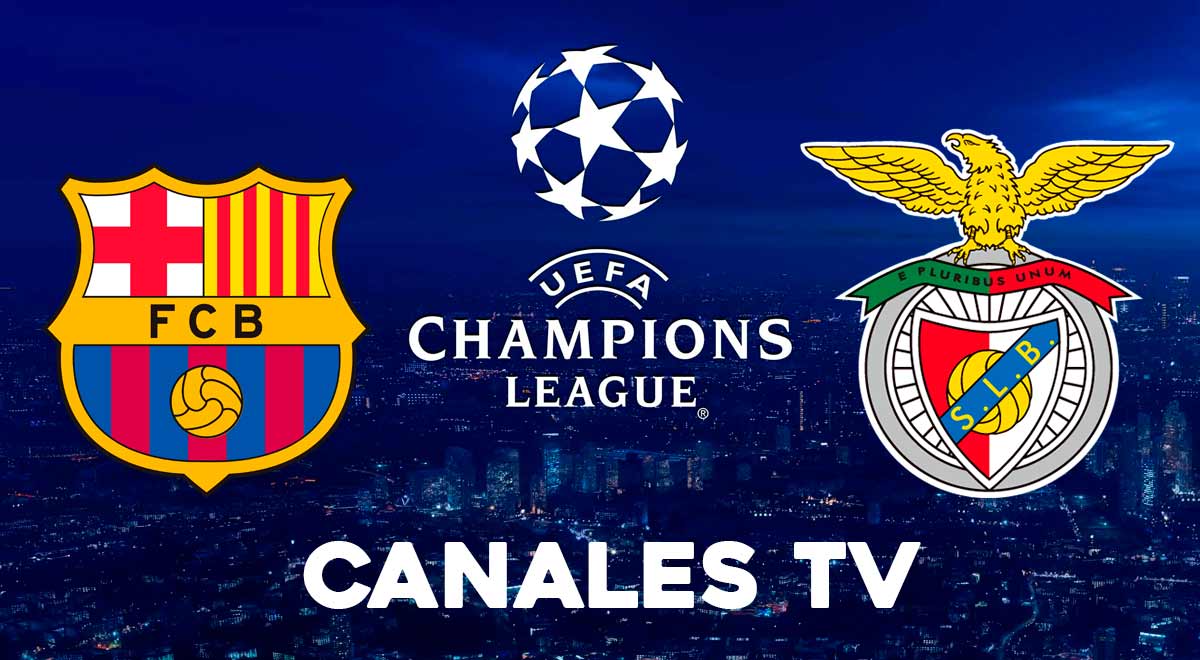Qué canal transmite partido Barça vs. SL Benfica por Champions League