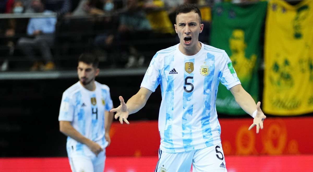 Argentina a la final: Ganó a Brasil en el Mundial de Futsal 2021