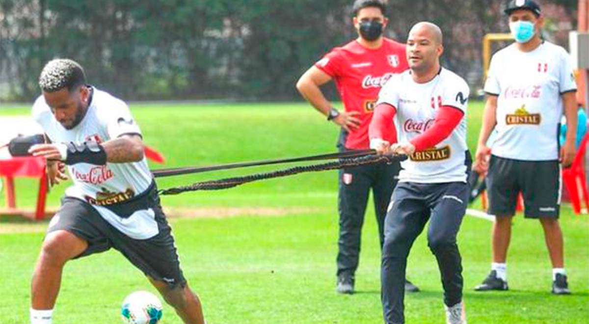 Alberto Rodríguez se entrena con los convocados de la selección peruana en Videna