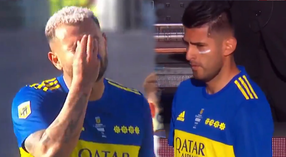 Angry: Cardona's reaction after being substituted by Zambrano in the superclásico.