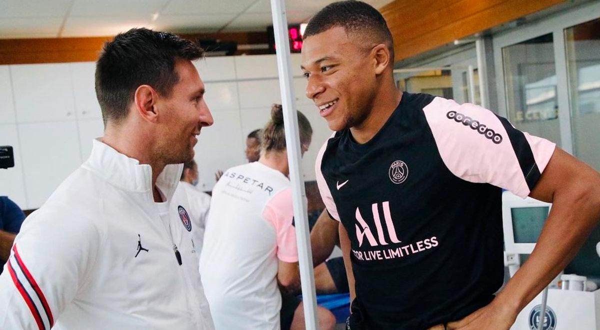 Kylian Mbappé está feliz de jugar con Lionel Messi y hasta le pidió su camiseta