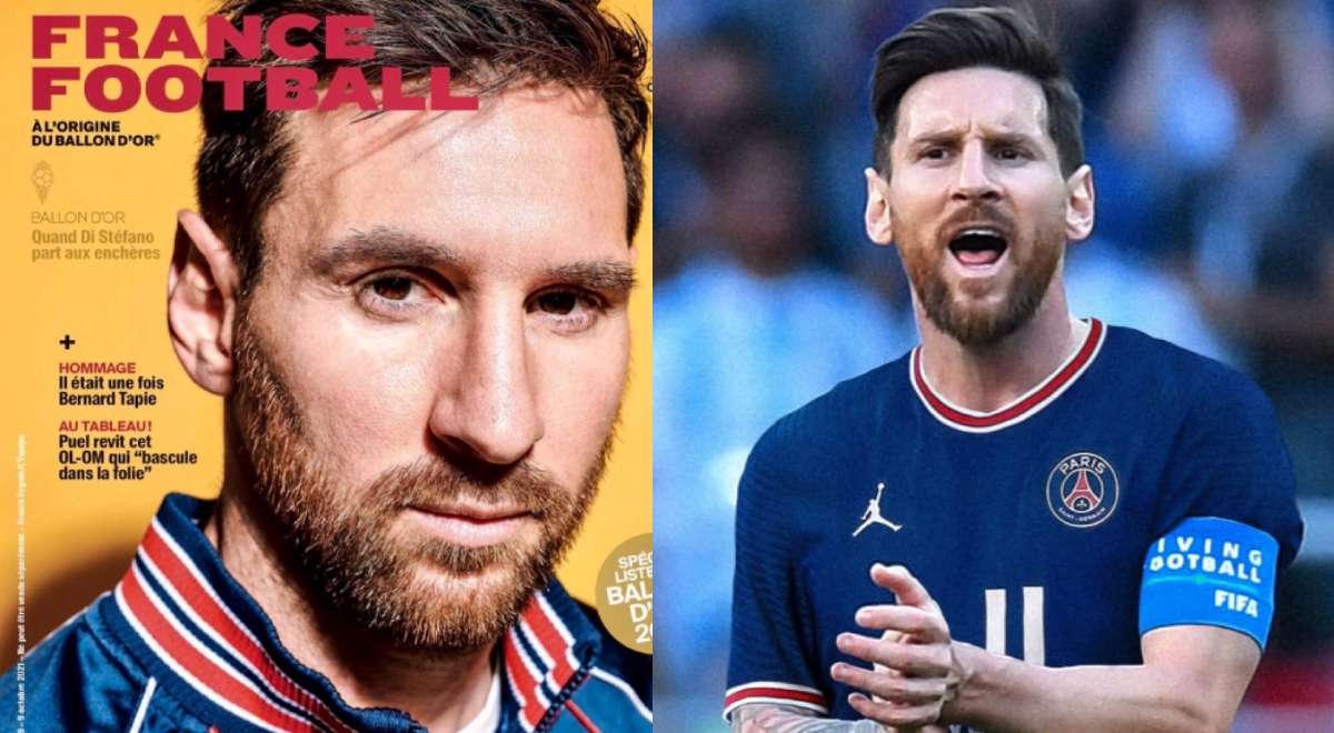 ¿Messi Balón de Oro 2021? Leo es portada en revista que entrega el galardón