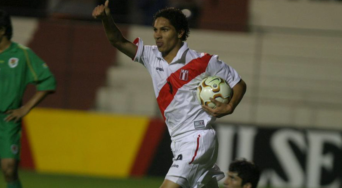 Se cumplen 17 años del debut de Paolo Guerrero con Perú
