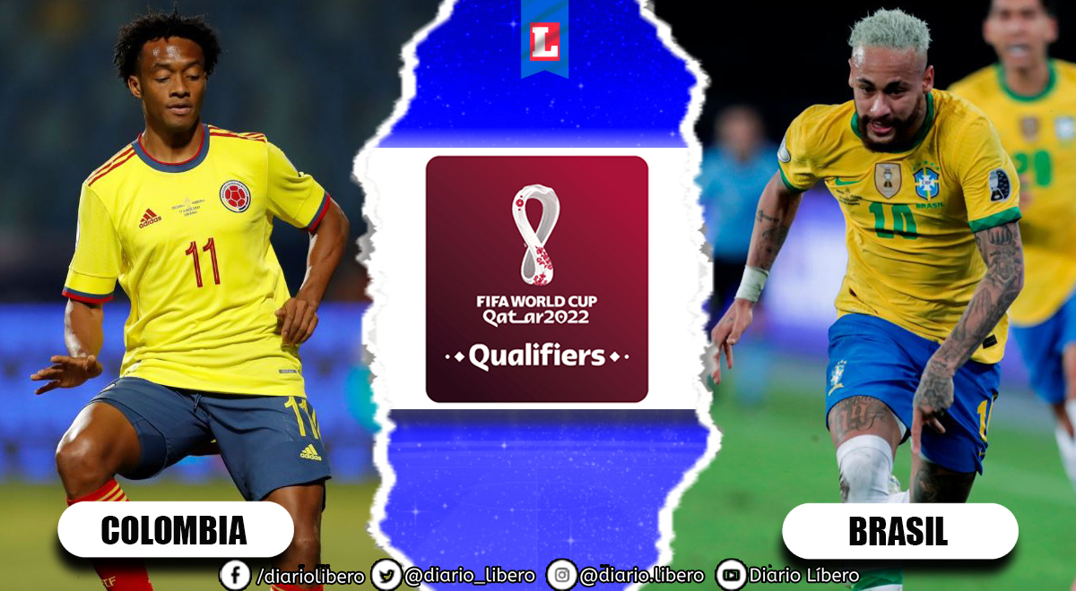 Colombia vs. Brasil EN VIVO: link, horario y donde ver Eliminatorias Qatar 2022