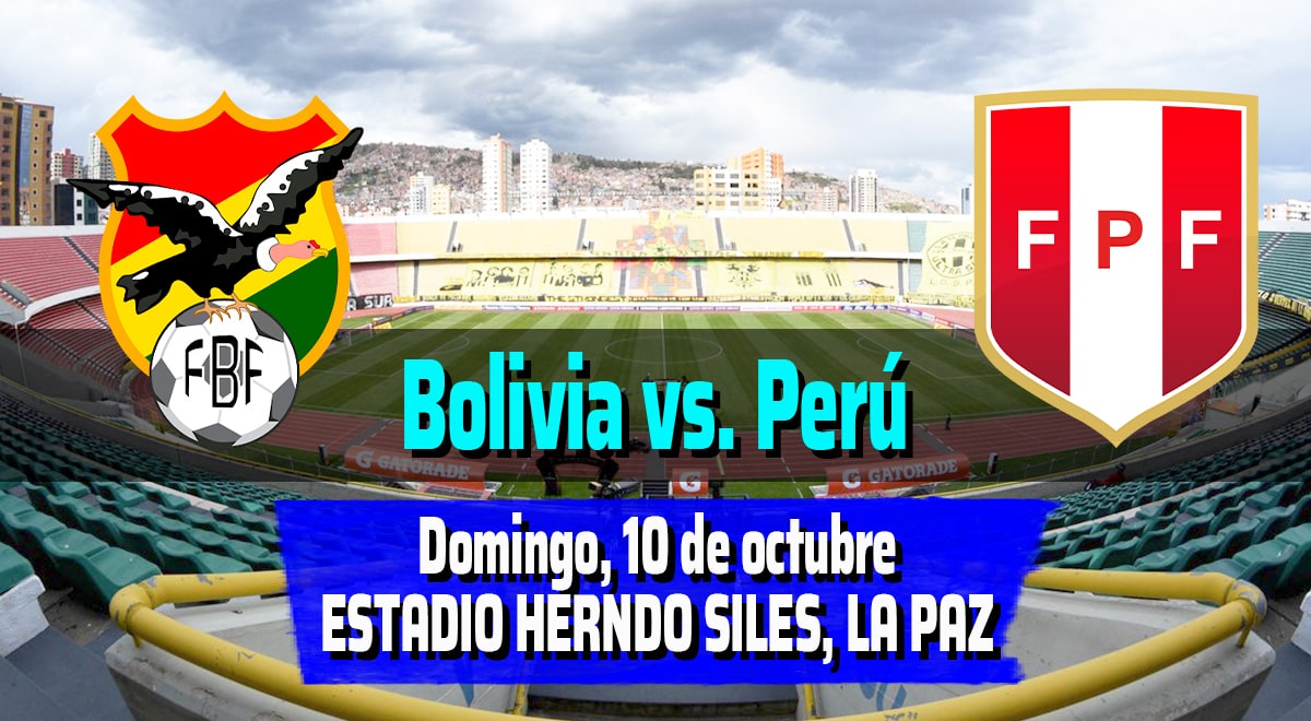 In which channel do they broadcast Peru vs. Bolivia LIVE: 0-0 for the Eliminatories?