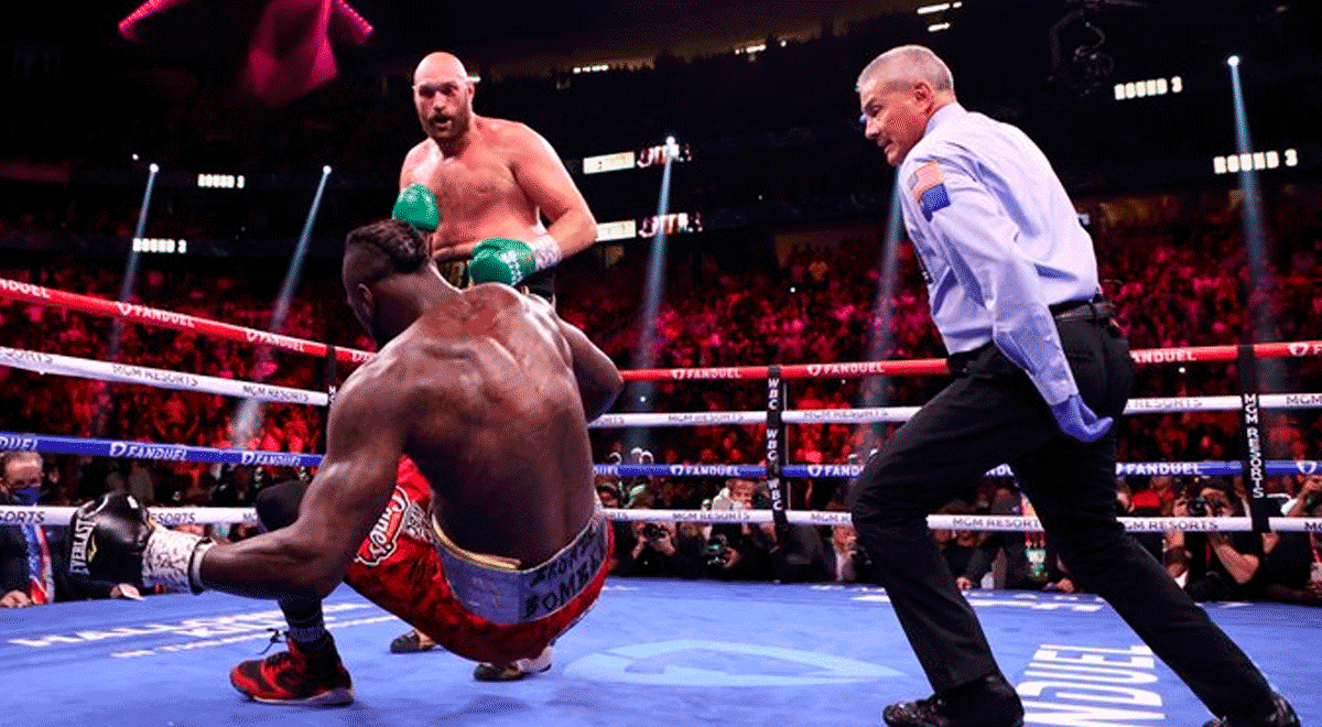 The knockout of the year: Fury put Wilder 3 to sleep and remains the champion.