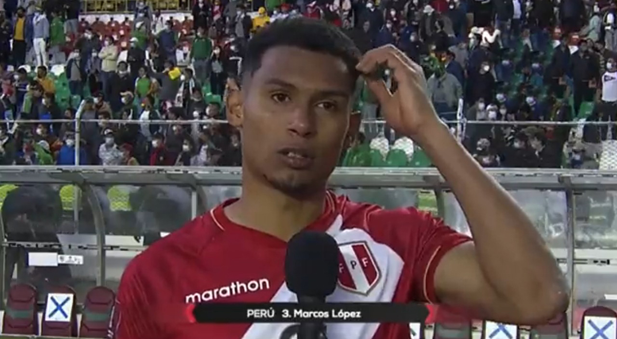 Marcos López tras derrota de Perú: 