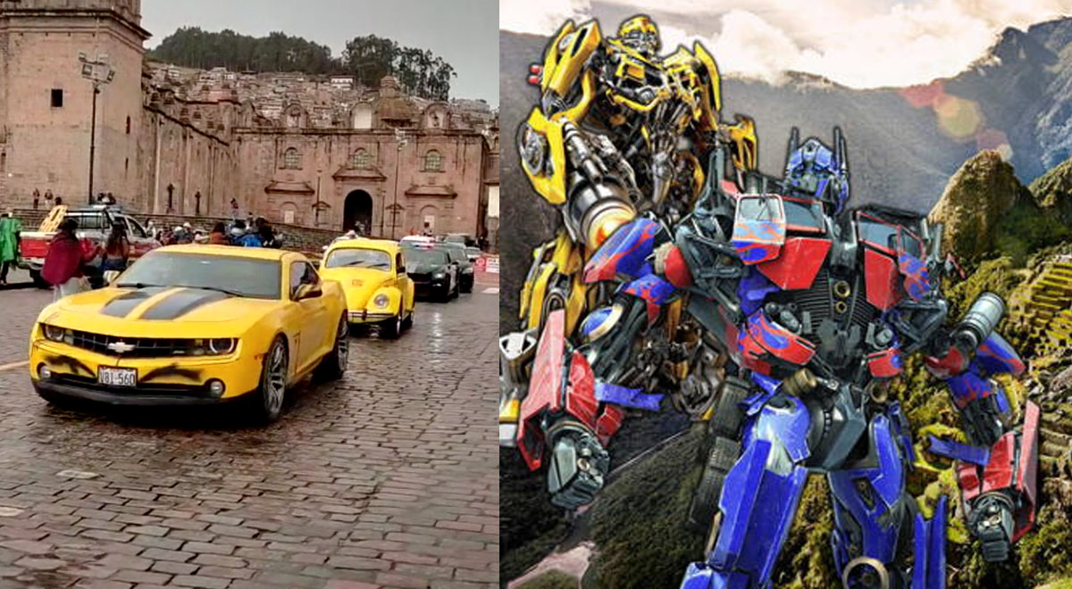 TikTok: 'Transformers' alborotan a la gente por pasearse en Cusco