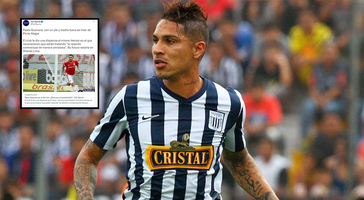 The Argentine press indicates that Paolo Guerrero's destination would be Alianza Lima.