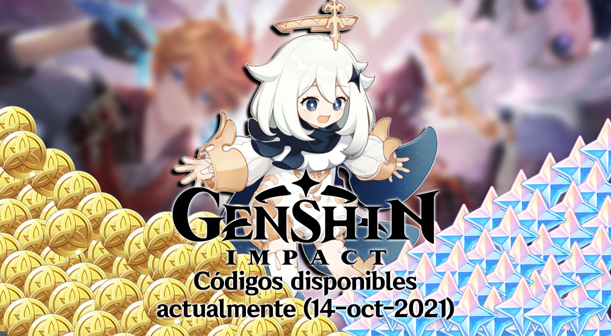 Genshin Impact: códigos vigentes hasta la fecha - 14 octubre 2021
