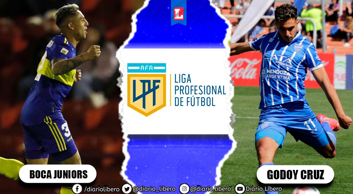 Boca Juniors vs. Godoy Cruz EN VIVO: Cuándo y a qué hora juegan por la Liga Profesional