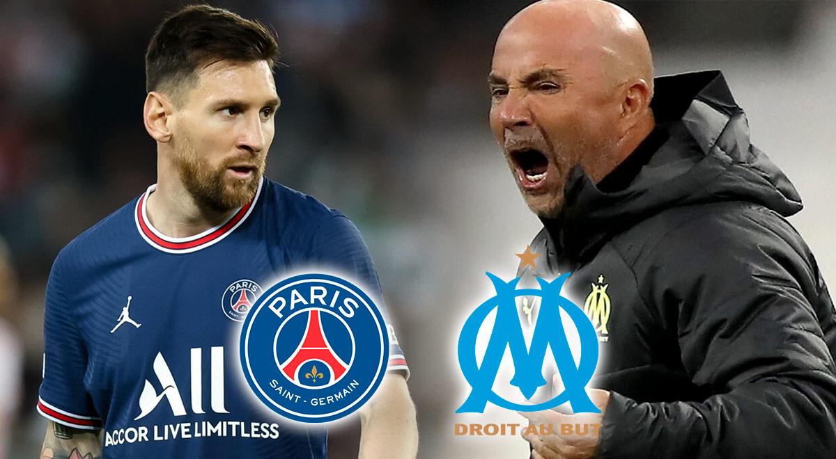 PSG vs Marsella: Sampaoli busca frenar a Messi en el clásico francés