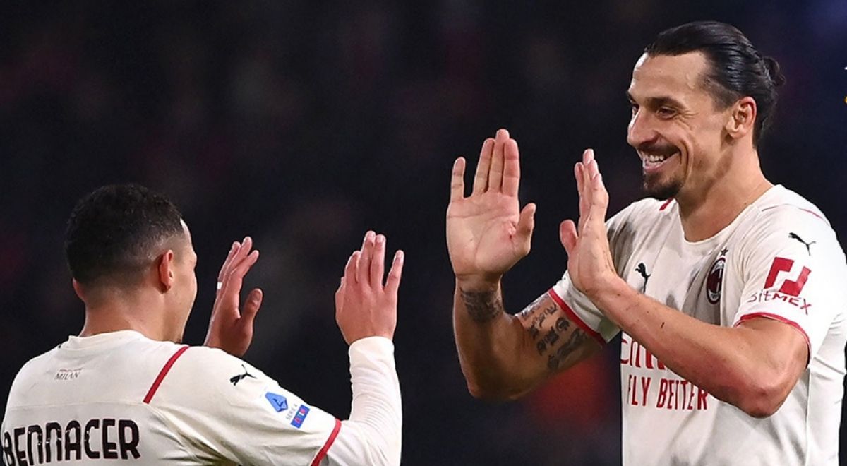 Con autogol y gol de Ibrahimovic, AC Milán goleó 2-4 a Bologna FC