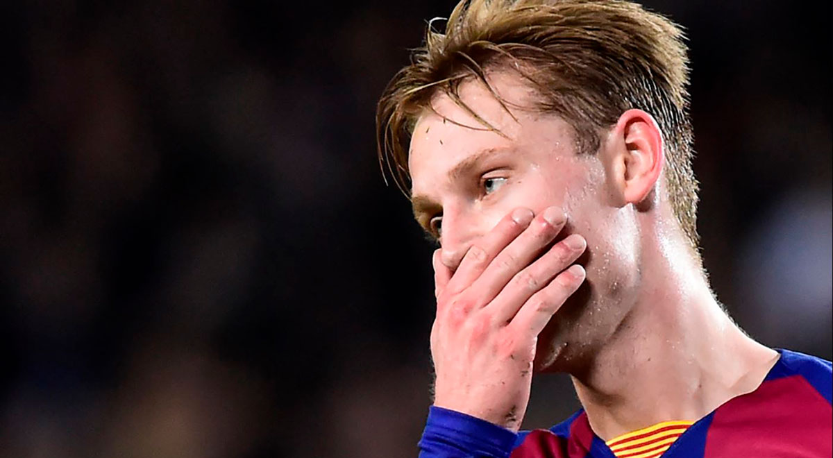 Frenkie De Jong jugó 'tocado' el clásico y ahora será baja indefinida en Barcelona