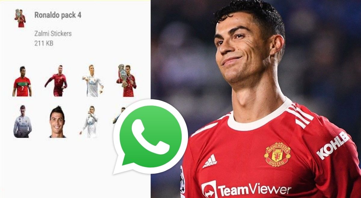 WhatsApp: descubre cómo descargar stickers de Cristiano Ronaldo en tu celular