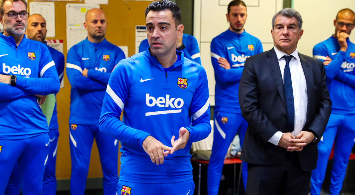 Xavi y su primer discurso que tuvo con el plantel del Barcelona