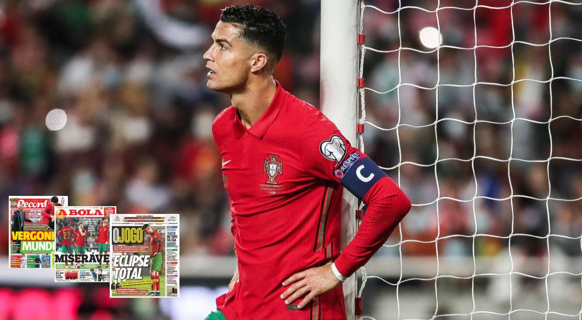 Portugal estalla contra Cristiano Ronaldo tras no clasificar directamente al Mundial
