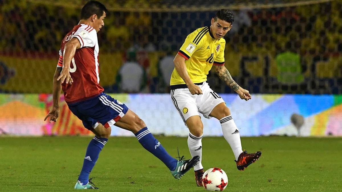 Colombia vs. Paraguay: el momento de James y la urgencia de la albirroja
