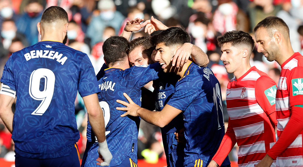 Real Madrid goleó 4-1 al Granada y vuelve a ser el líder de LaLiga