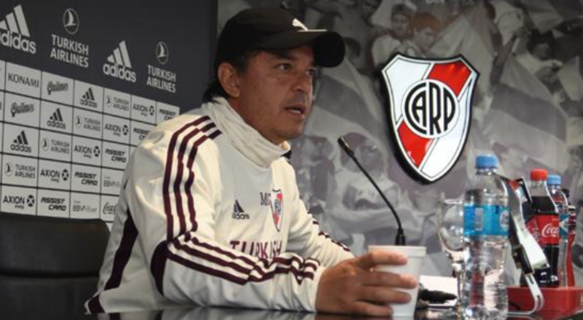 Pérez spoke about the possibility of Marcelo Gallardo leaving River for Uruguay.