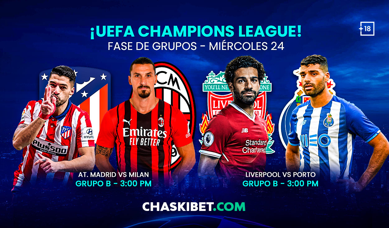 ChaskiBet: Atlético de Madrid buscará la victoria en la jornada 5 de la Champions League
