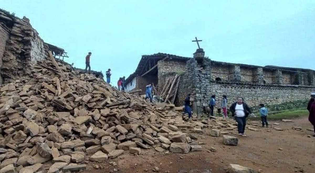 Amazonas: Iglesia de Jalca Grande, viviendas y carreteras colapsan tras terremoto de 7.5
