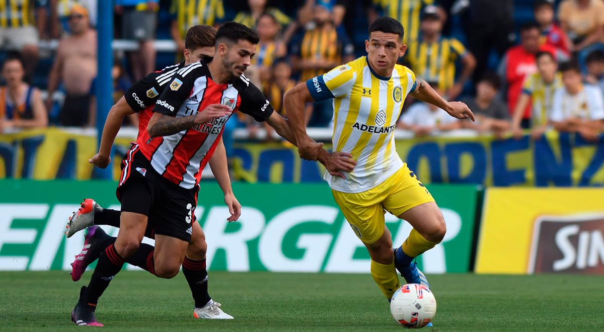 River came from behind and rescued a draw against Rosario Central in the Professional League.