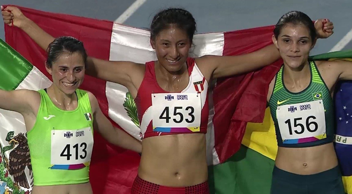 Sofía Mamani es campeona panamericana en los 10,000 metros