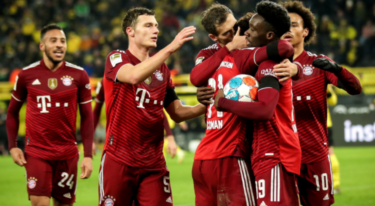 Más líder que nunca: Bayern venció 3-2 al Dortmund por la Bundesliga