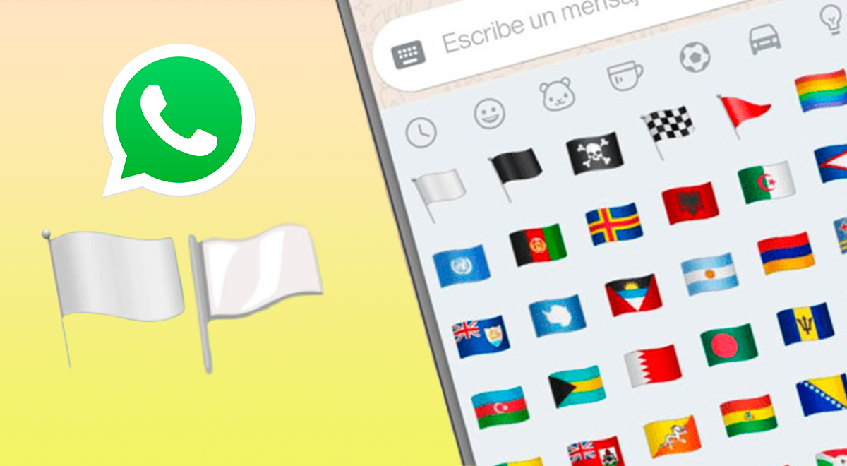WhatsApp: Qué significa el emoji de la 'bandera blanca' y cómo usarlo