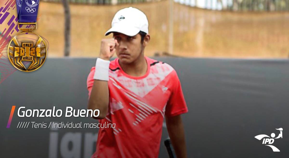 Gonzalo Bueno logró el oro para Perú en la final de tenis en los Panamericanos Cali-Valle 2021