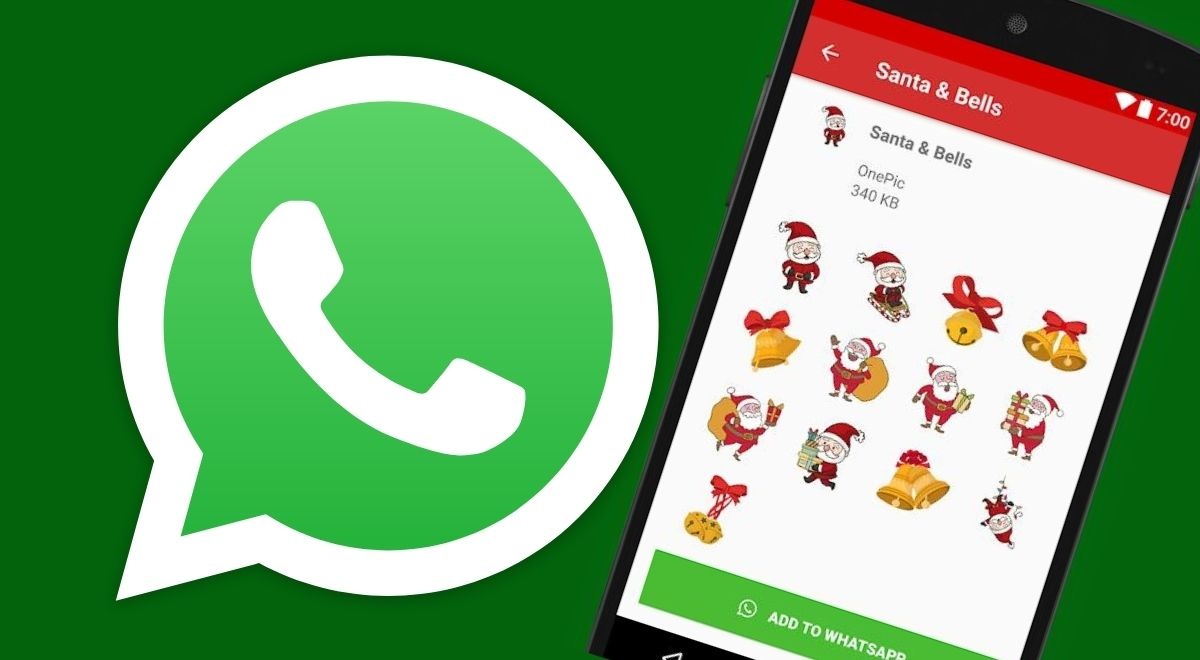 WhatsApp: Cómo descargar los mejores stickers para Navidad