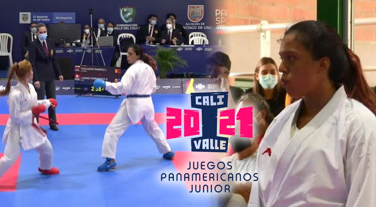 ¡Orgullo nacional! Karateca Gianella Lozano consigue el oro para Perú en Cali - Valle 2021