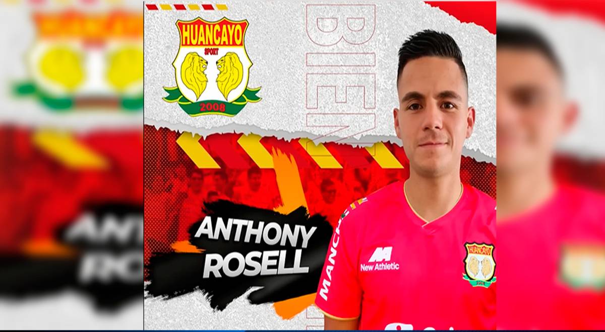 Sport Huancayo hizo oficial la contratación de Anthony Rosell