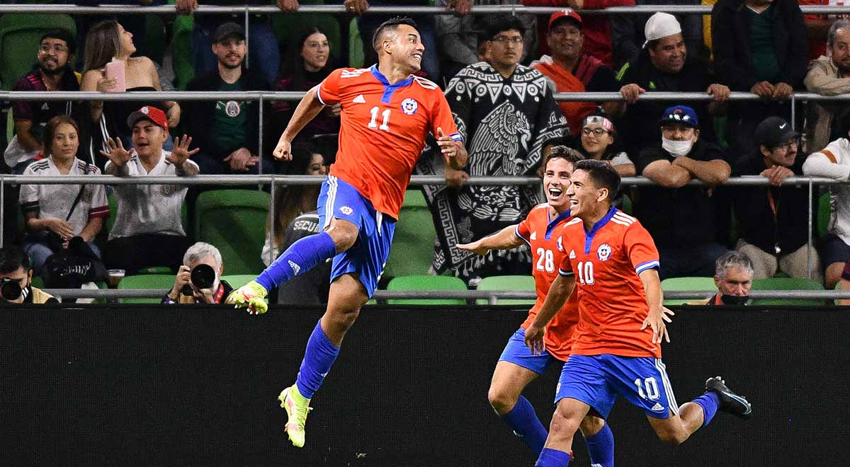 Chile rescata agónico empate ante México en amistoso jugado en Texas