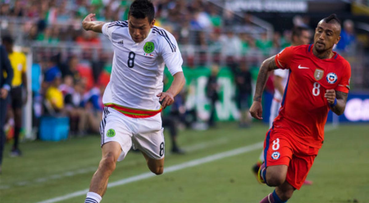 México no pudo mantener su ventaja en amistoso y terminó igualando a Chile con un 2-2