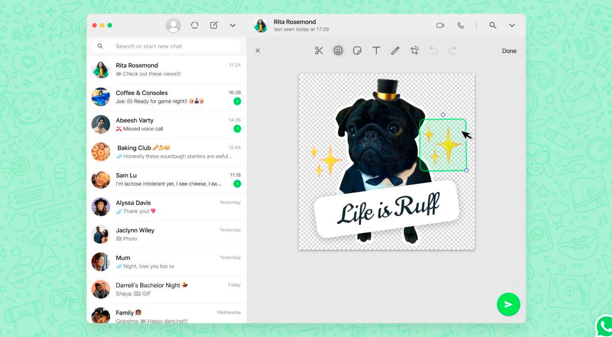 WhatsApp: cómo crear stickers desde la versión web con estos pasos