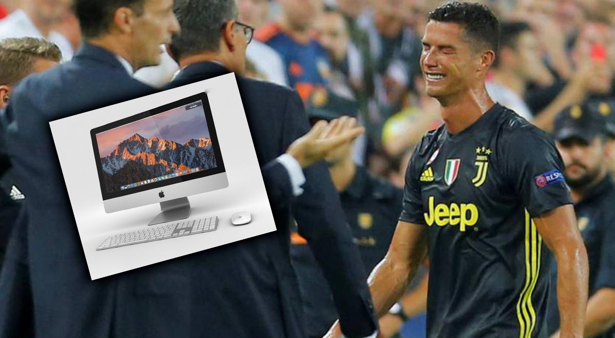 Cristiano Ronaldo fue expulsado en Juventus y de regalo dio una iMac a sus compañeros