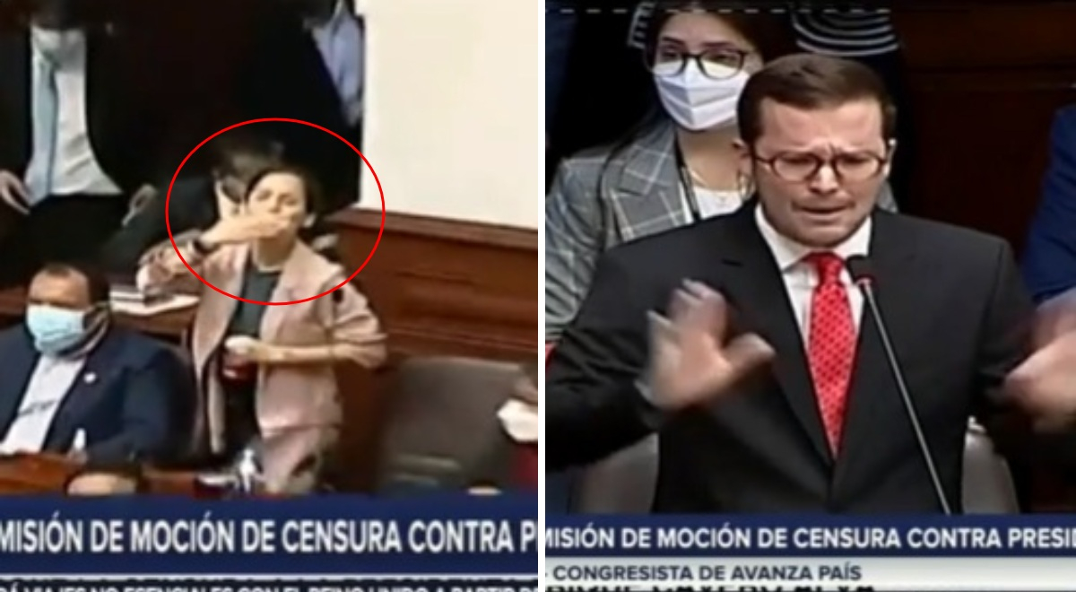 Sigrid Bazán y su peculiar forma de responder a congresista que le pidió que se vaya